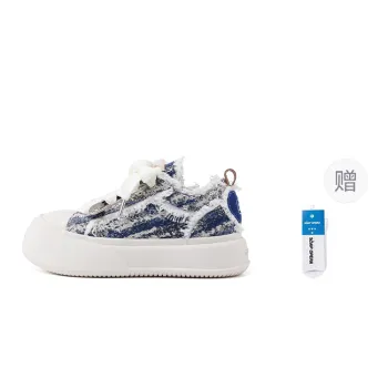 SOAP OPERA Basic Collection Canvas Shoes Unisex Low Top Blue/White