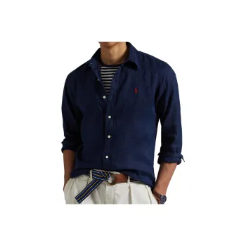 Polo Ralph Lauren Shirt Classic Fit Men's Dark Blue