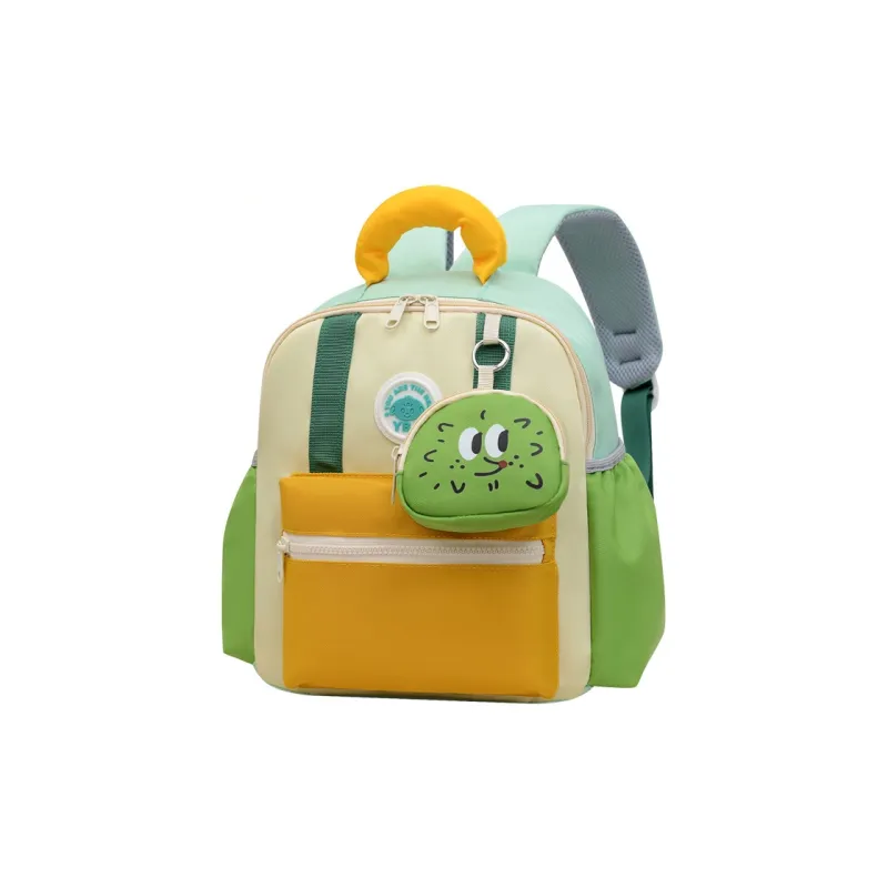 Juju Jimmy Nylon Backpack Regular Women's Pink/Green/Blue-2