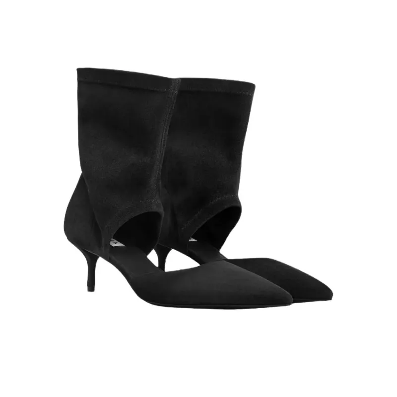 Alaia Ankle Boots 5.5cm Women's Black-2