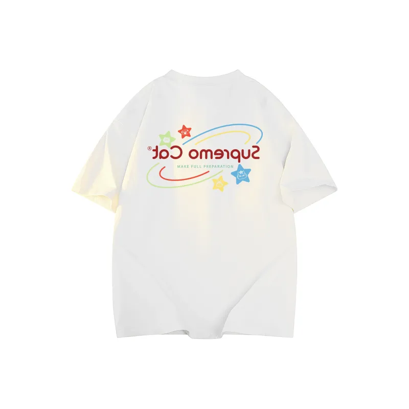 Supremo Cat T Shirts Unisex-2