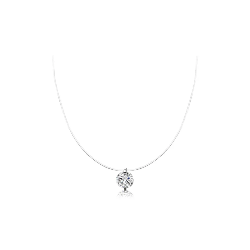 Teddy Bear Collection Zircon Necklaces Women's-5