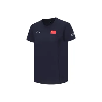 LiNing T Shirt Men's Deep Mysterious Blue