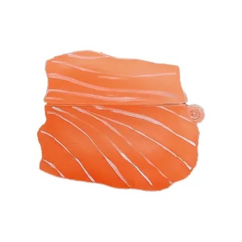 Baohuguang Compatibility Apple AirPods 3/1/2/Pro TPU Fashion Minimalist Style Quirky Parody Salmon Phone Cases