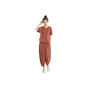 Cypress House Casual Suit Women's Orange Red