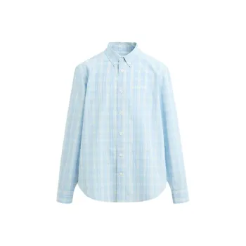 ZARA Shirts Men Zebra Print Blue