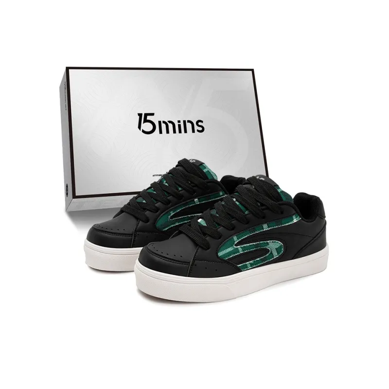 15 MINS Cushioning, Wear Resistant Low Top Skateboard Shoes Unisex-6