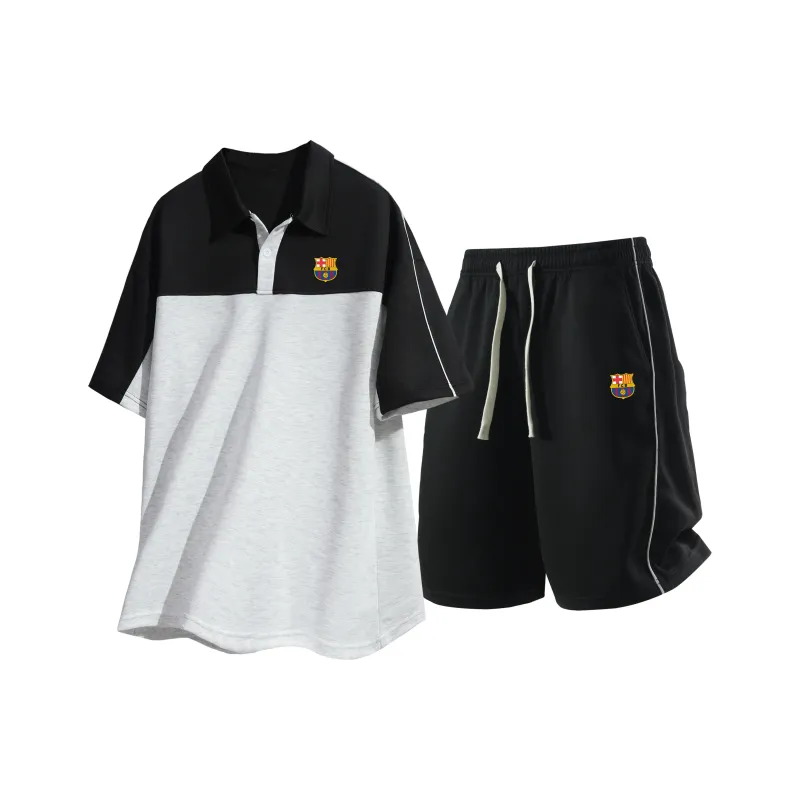 FCB ARCELONA Casual Sportswear Unisex 2 Piece Set-4