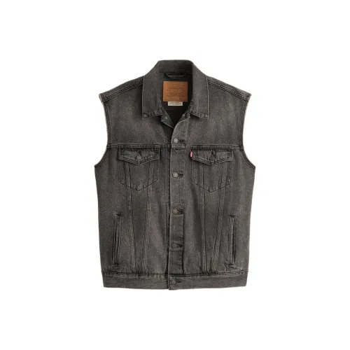 Levis Vests Men Black