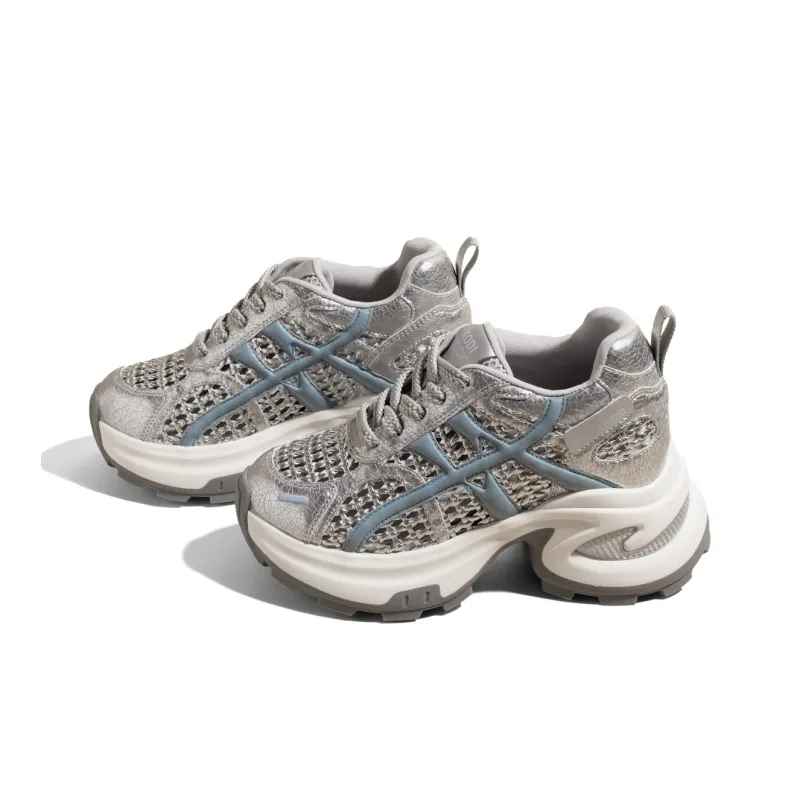KODI Height Increasing Slip Resistant Low Top Chunky Sneakers Women's-12