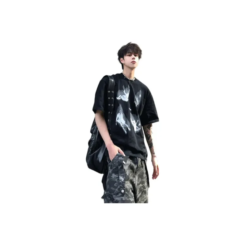 DARK HORSE T Shirts Unisex Black With Print-0