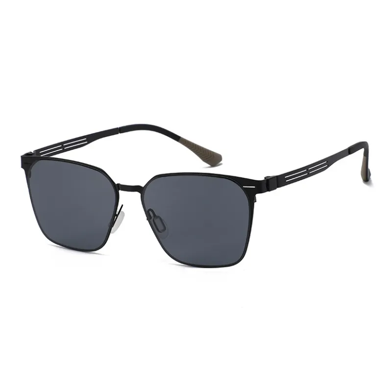 JEKA Metal Square Sunglasses Unisex-0