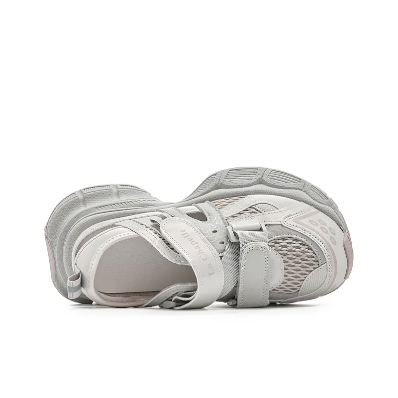 La Chapelle Low Top Chunky Sneakers Women's Pink-5