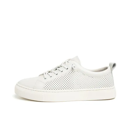 FED Low Top Skateboard Shoes Men's White