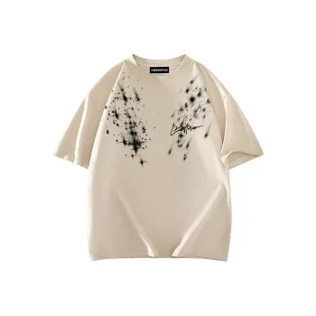 SOIE T Shirts Unisex Light Beige Apricot
