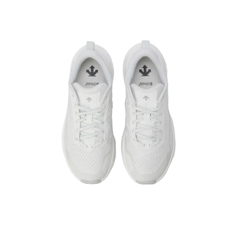 DESCENTE Somat Anti Slip Wear Resistant Low Top Running Shoes Unisex White-2