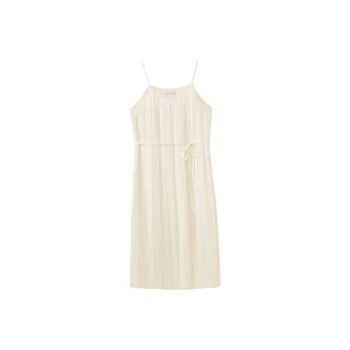 SHUIYUNJIAN Slip Dresses Women's Ivory White