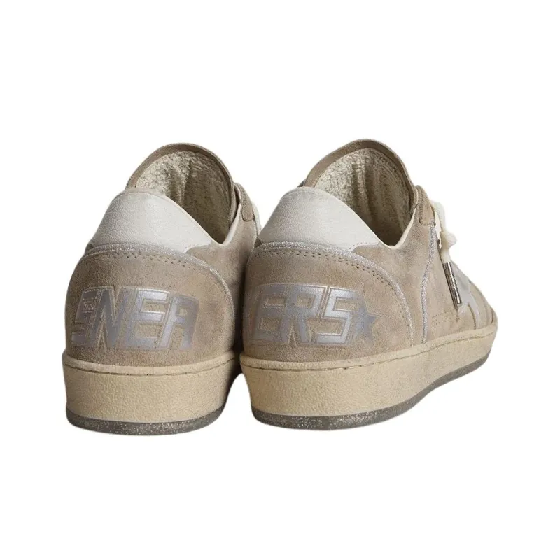 Golden Goose Ball Star LTD Low Top Skateboard Shoes Women's Beige-3