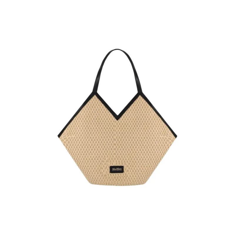 MaxMara Polyethylene Handbag Women's Beige-2