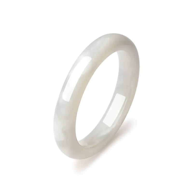 ZXIN JEWELRY Hetian Jade White Jade Women's-0