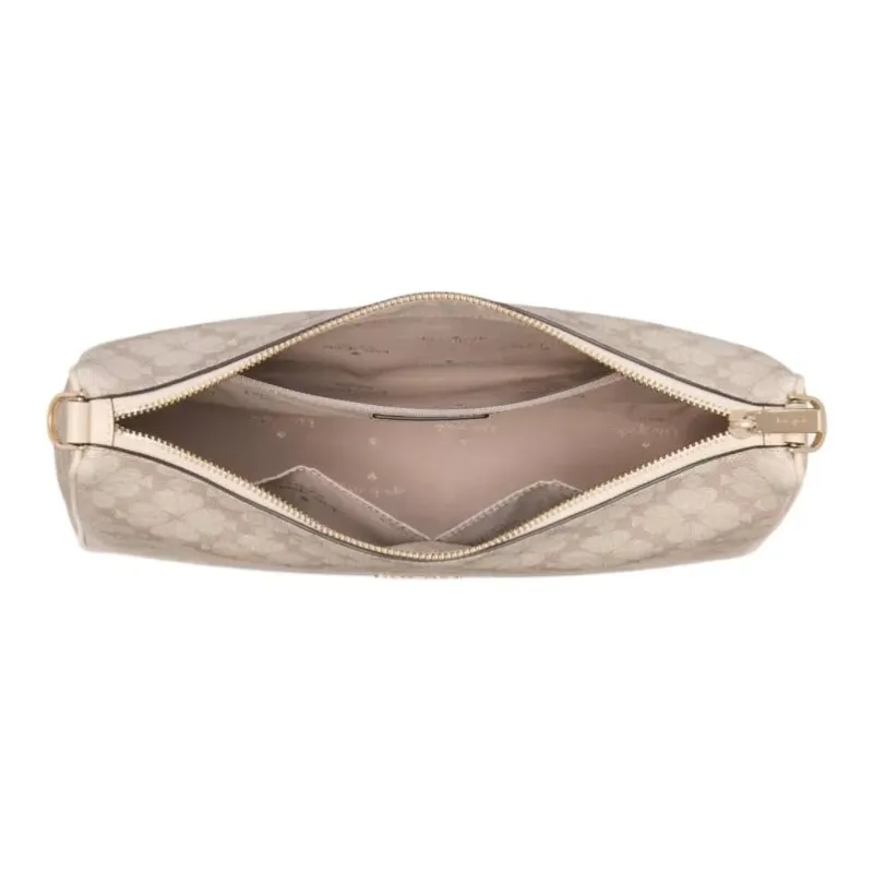 Kate Spade Flower PVC Shoulder Bag, Crossbody Bag Tubas Women's Beige-3