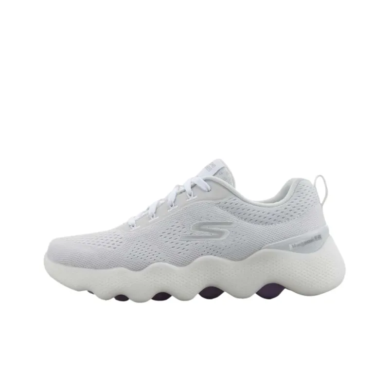 Skechers Go Walk Massage Fit Low Top Casual Shoes Women's White-0