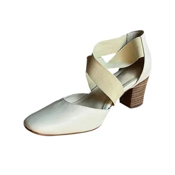 TADSW Chunky Heel High Heels Women's