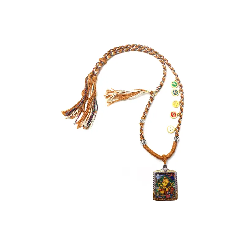 Jade Linmen Alloy Necklaces Unisex-0