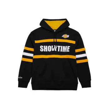 Mitchell Ness Nba Head Coach Vintage Logo Lakers '' Hoodie
