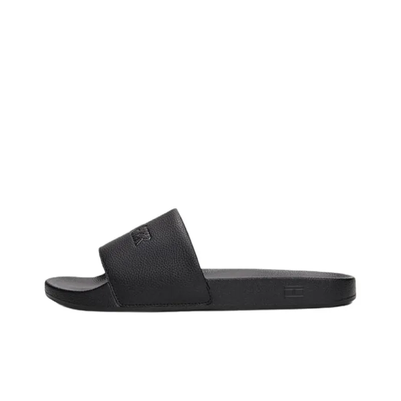 Tommy Hilfiger Abrasion Resistant Slide Slippers Men's Black-0