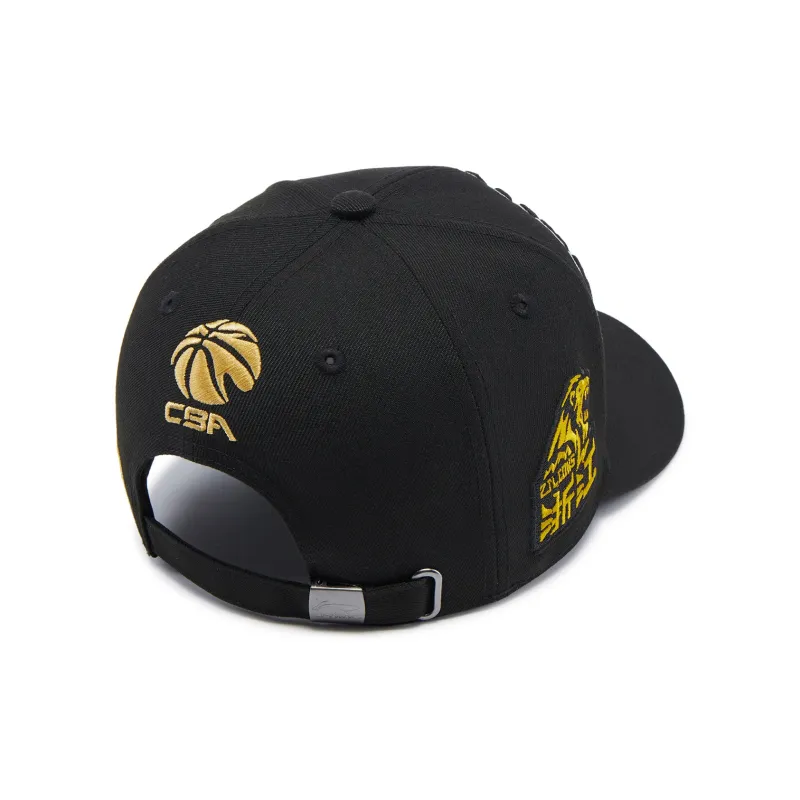 LiNing CBA Collection Cotton Baseball Caps Unisex Black-2