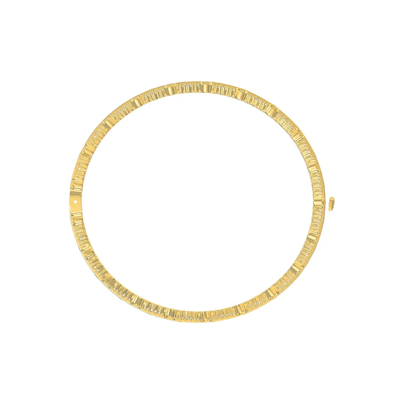 Honey Dolly 925 Sterling Silver Gold Plated Bangles Women's-2