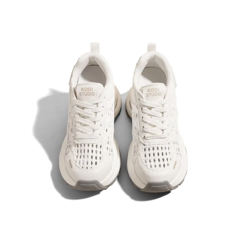 KODI Height Increasing Slip Resistant Low Top Chunky Sneakers Women's-1