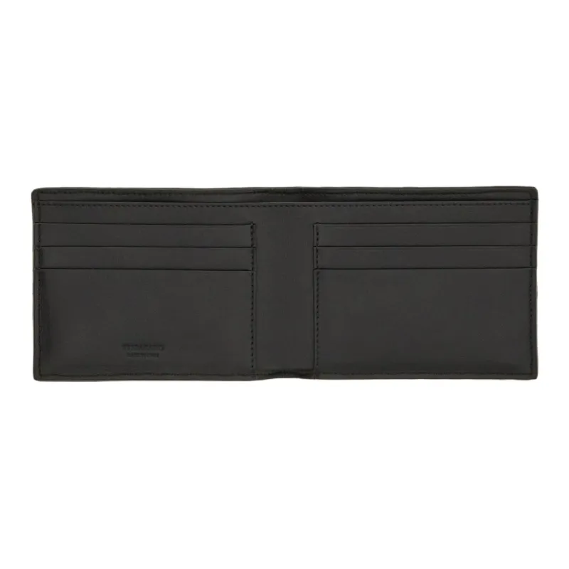 FERRAGAMO Calfskin Wallet Men's Moroccan Brown & Black-3