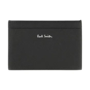 Paul Smith Leather Card Holder Men's Black
