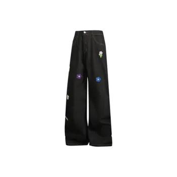 HKRXEC Jeans Men Black