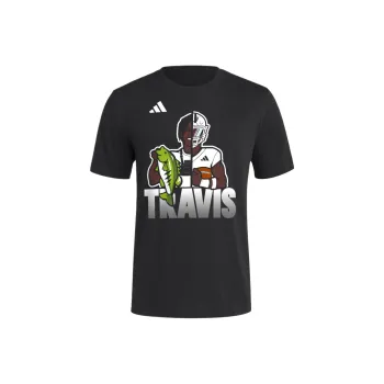 Adidas Dual Threatfootball T Shirt Men's Black