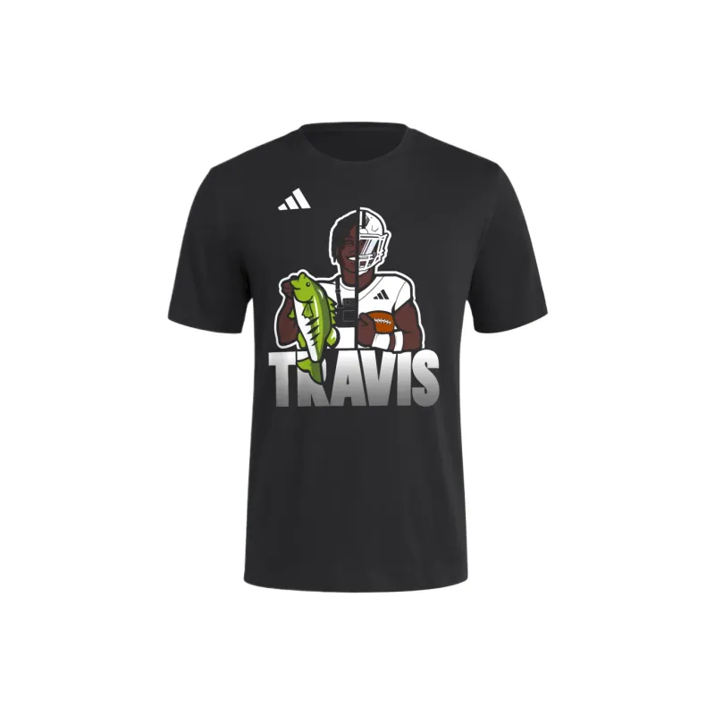 Adidas Free Shipping With AdiClub Travis Hunter Dual Threat Tee-0