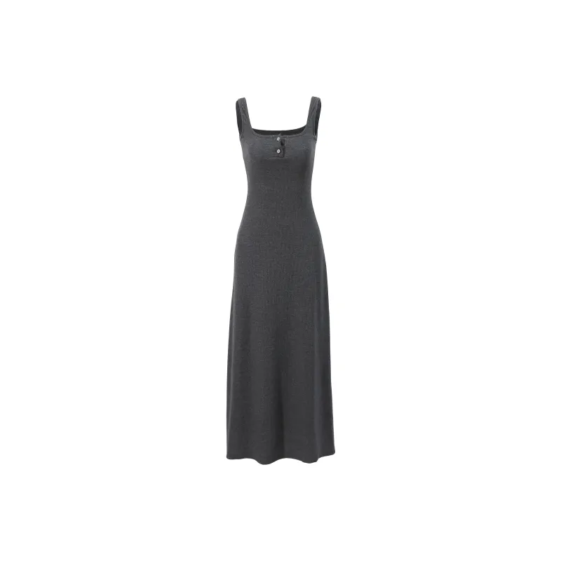 EFCR Slip Dresses Women's Dark Gray-0