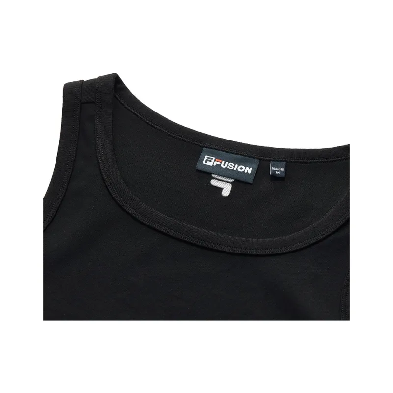 FILA FUSION Filafusion Tank Top Women's Two Piece Set Jet Black-2