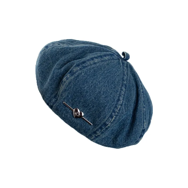 Yi Bu Kang Denim Berets Women's-6