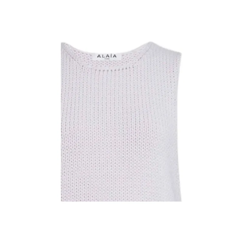 Alaia SS25 Knitwear Women's White-1