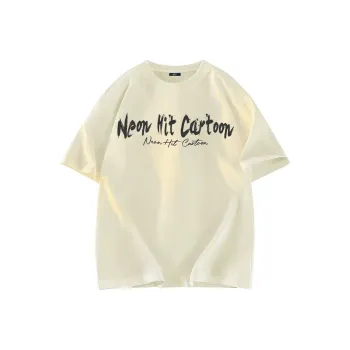 A02 T-Shirts Unisex Light Beige Apricot