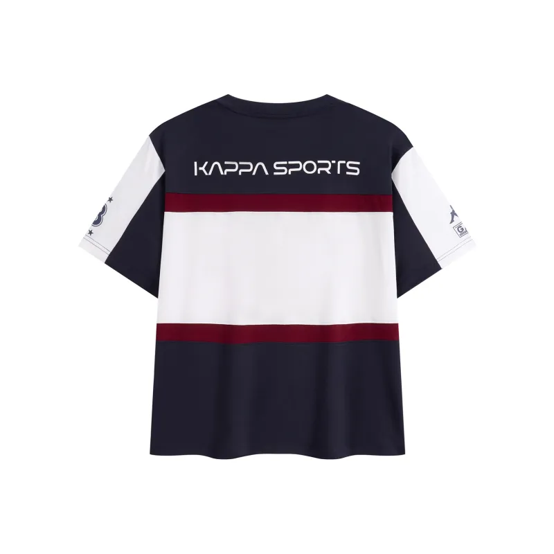 Kappa 1916 Series T Shirt Unisex Midnight Blue-1