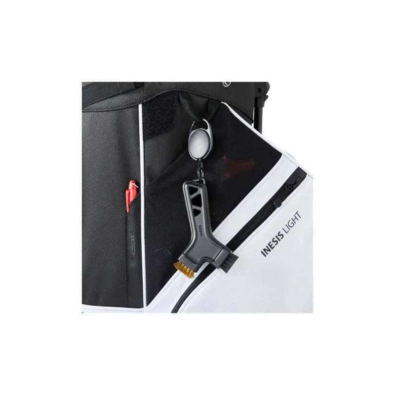 DECATHLON Polyester Golf Lightweight Stand Bag Travel Storage Bag Unisex Snow & Smoky Black-4