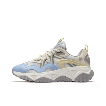 FILA FUSION FREEROAM Hiking Shoes Low Top Casual Shoes Women's Fragrant Snow White Sky Blue