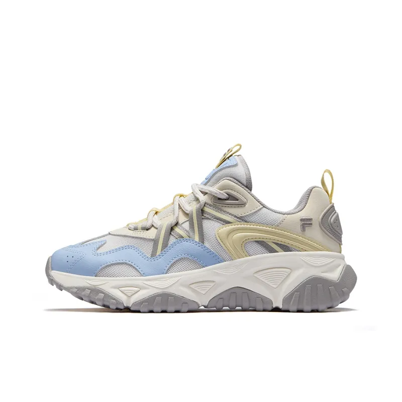 FILA FUSION FREEROAM Hiking Shoes Low Top Casual Shoes Women's Fragrant Snow White Sky Blue-0