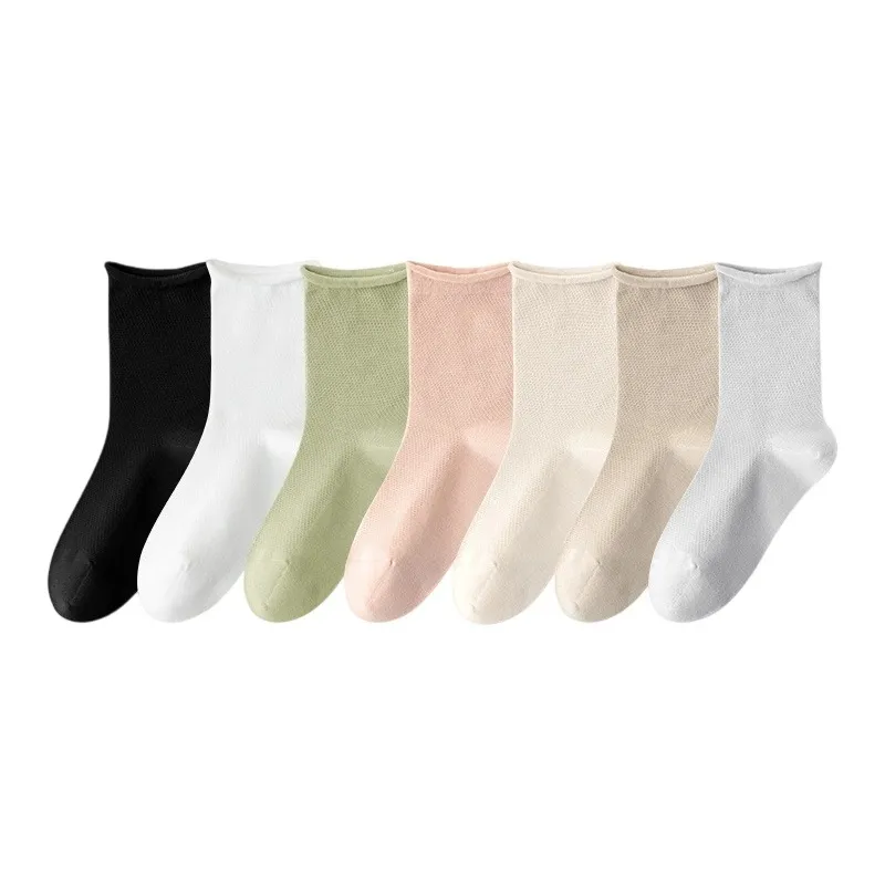 7 SEVFUN Mid Calf Socks Women's Combo Set-16
