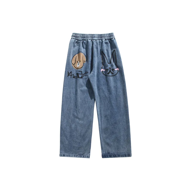 FA2LO Jeans Unisex Blue-2