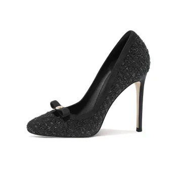 Lily Wei Slim Heel High Heels Women's Black